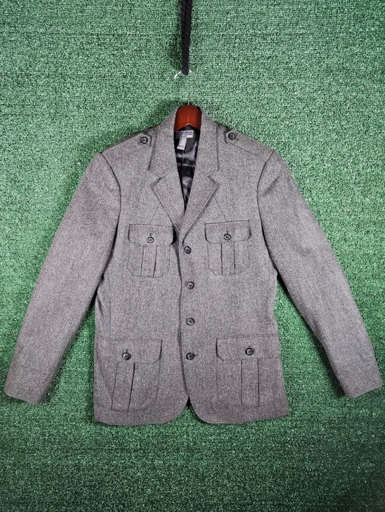 H&M Other - H&M Gray Wool Blend Field Jacket / Mens Size US 42R / Color - Dark Gray